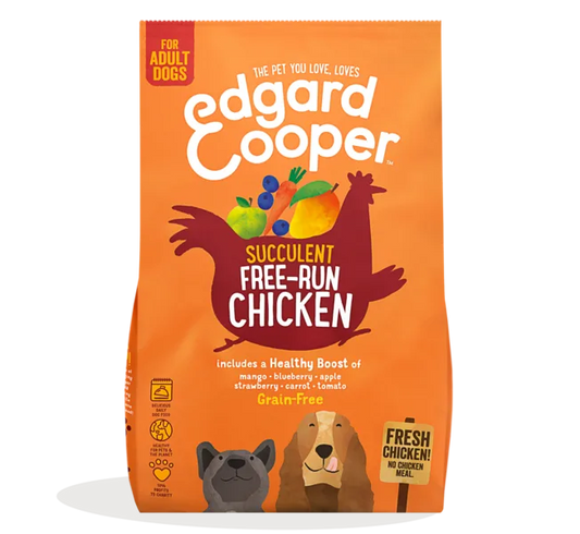 Edgard & Cooper | Grain Free - Pollo con Mango, Arándanos, Manzana