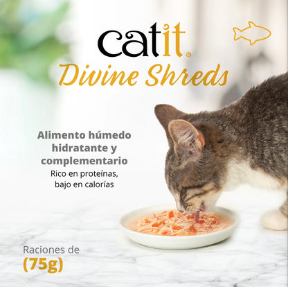 Catit | Sopa para Gatos Catit Divine Shreds - Pollo