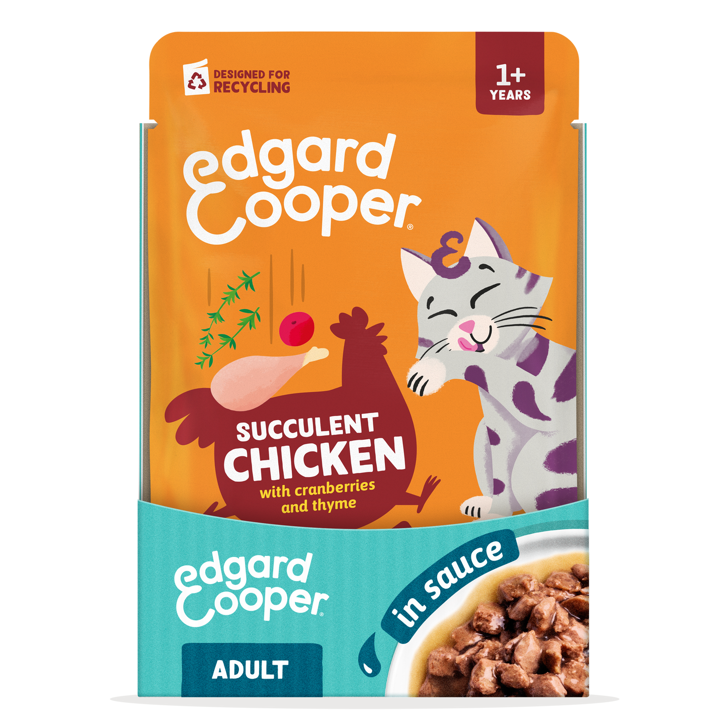 Edgard & Cooper | Pollo en Salsa (12x85g)