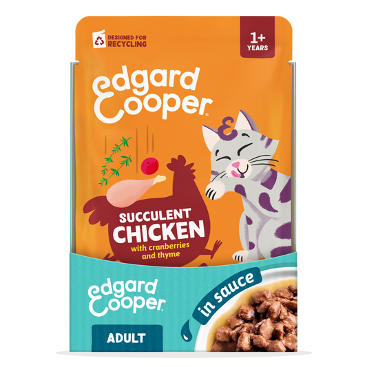Edgard & Cooper | Pollo en Salsa (12x85g)