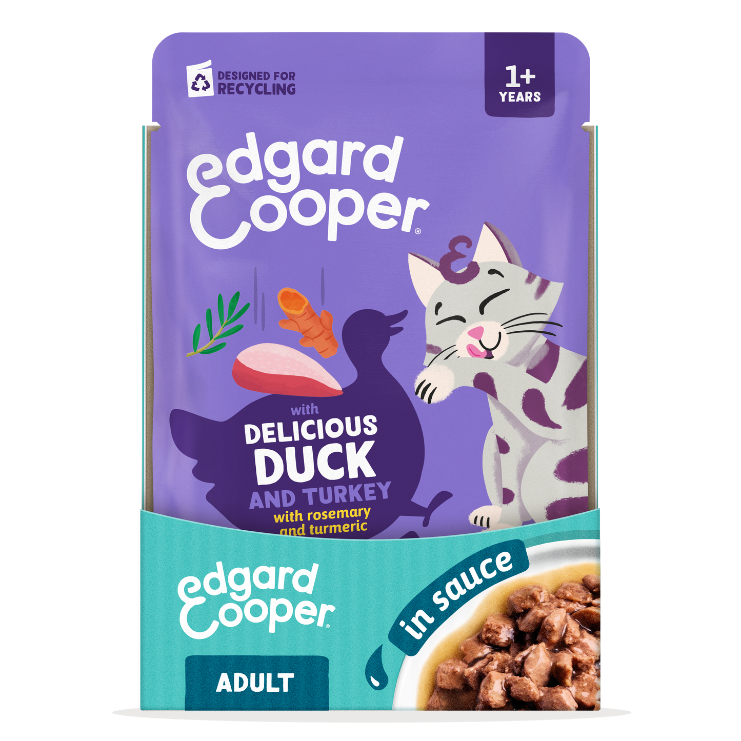 Edgard & Cooper | Pato y Pavo en Salsa (12x85g)