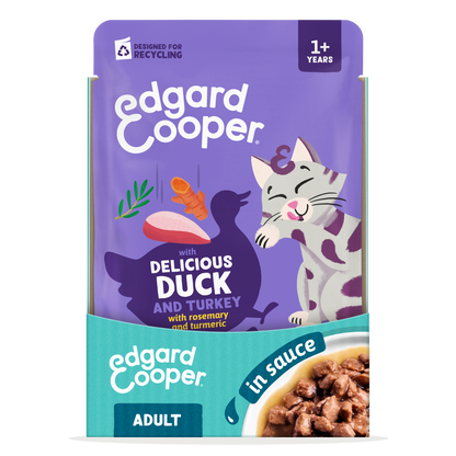 Edgard & Cooper | Pato y Pavo en Salsa (12x85g)