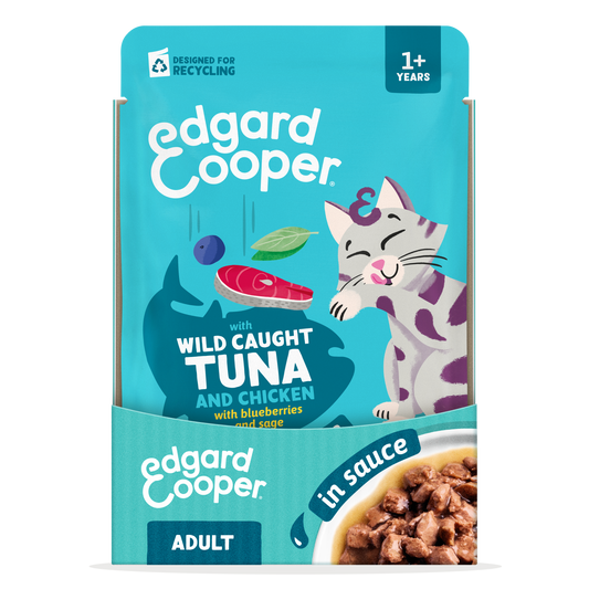 Edgard & Cooper | Atún y Pollo en Salsa (12x85g)