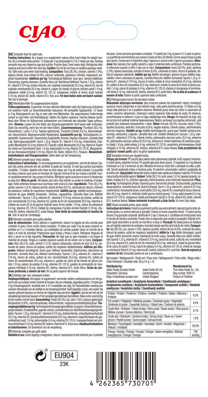 Inaba | Churu Meal Topper - Atún con salmón (4x14g)