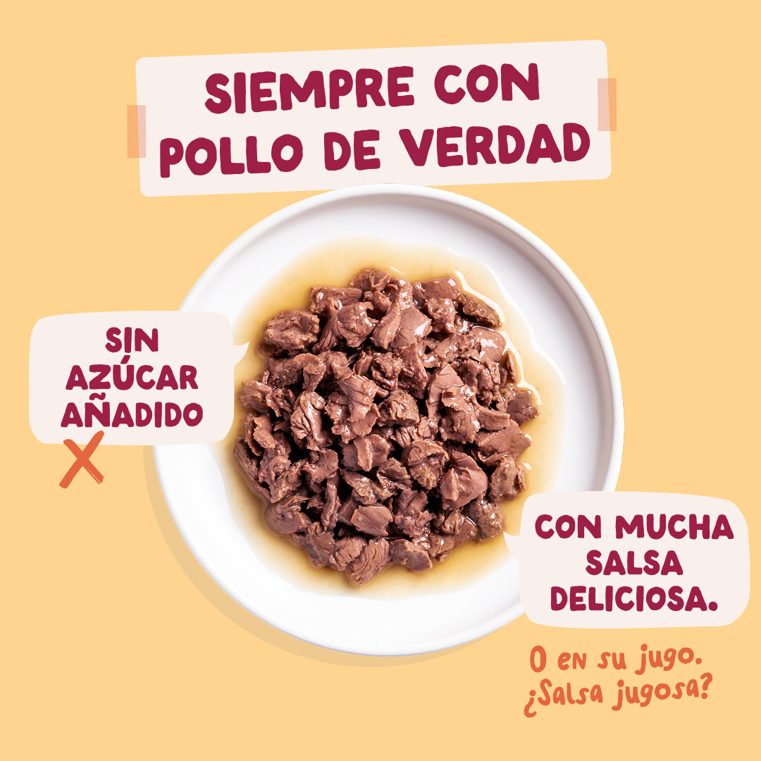 Edgar & Cooper pollo en salsa 85 g