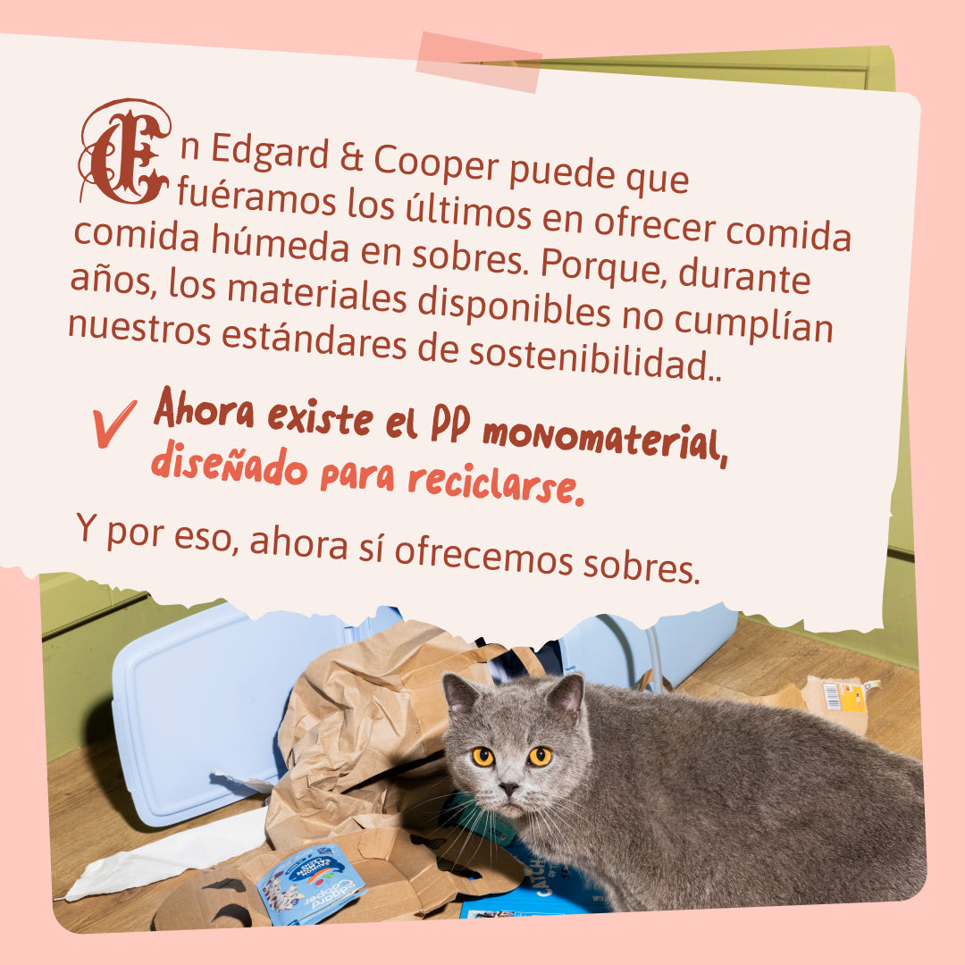 Edgard & Cooper Trucha y Pollo en Salsa para gatos 85 g 1