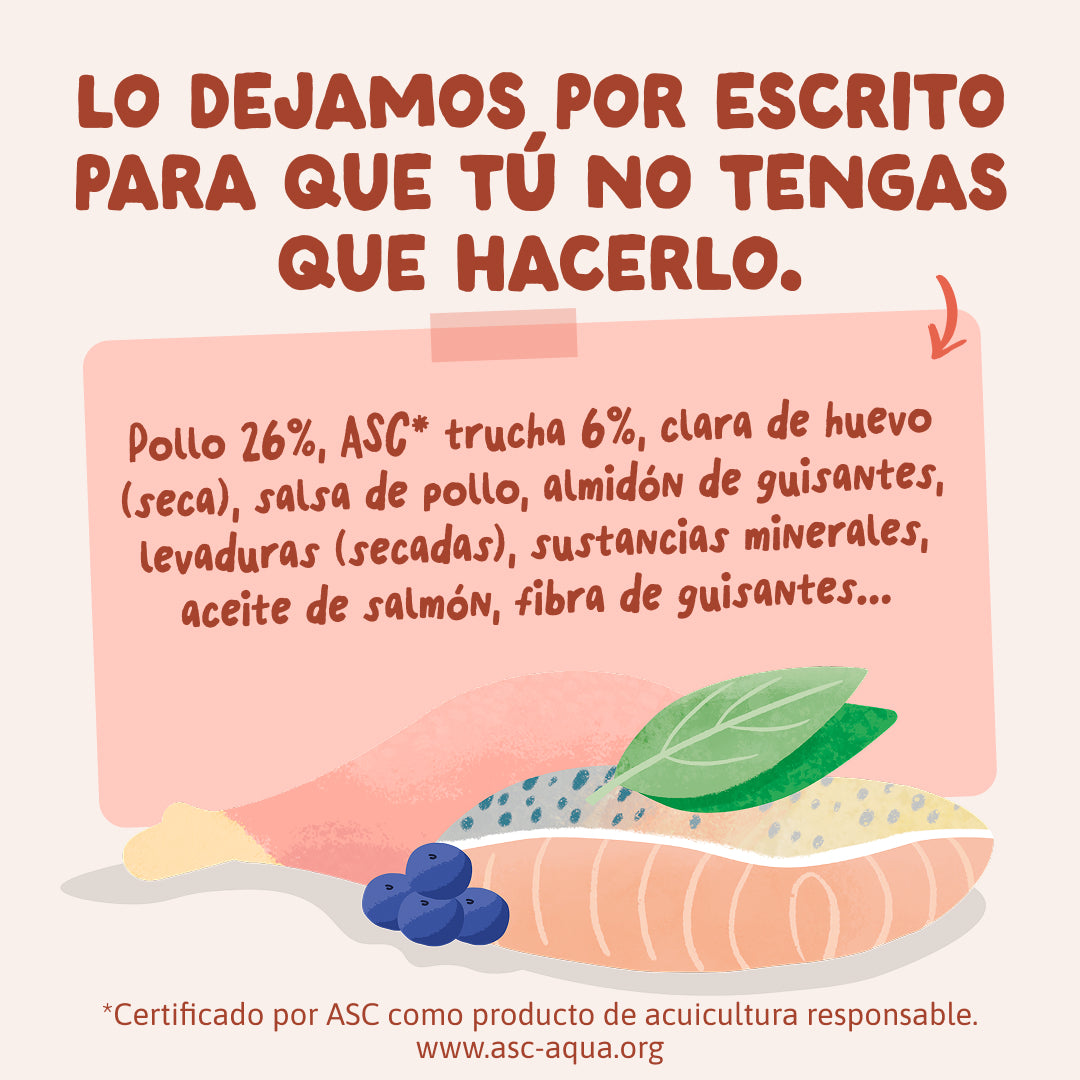 Edgard & Cooper receta de trucha y pollo 85 g