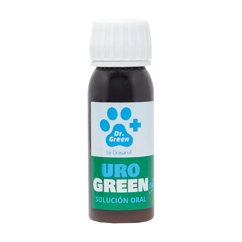 Envase UroGreen Cat Dr. Green con jeringa dosificadora para gatos