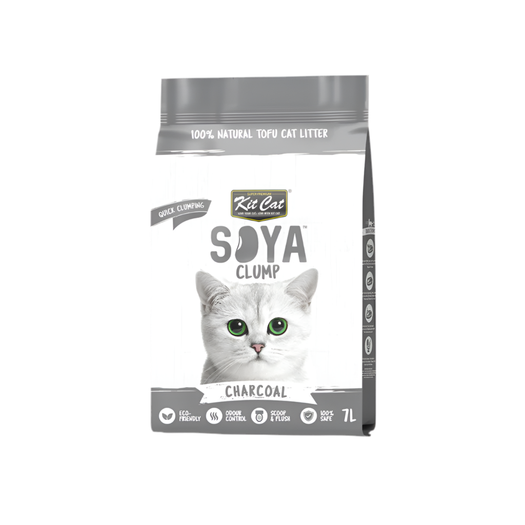 Kit Cat | SoyaClump Arena de Soja BIO - Charcoal 7L