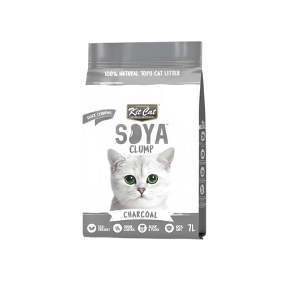 Kit Cat | SoyaClump Arena de Soja BIO - Charcoal 7L