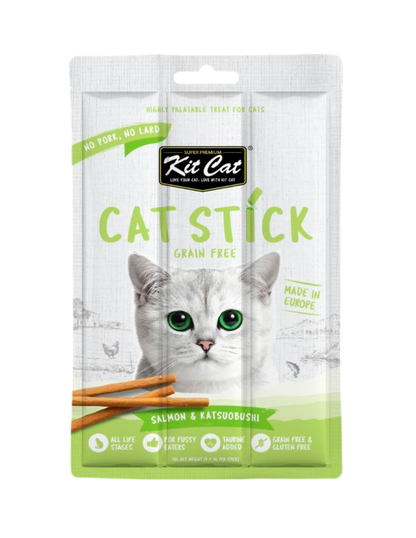 Kit Cat | Cat Stick 15g - Salmón con Katsuobushi