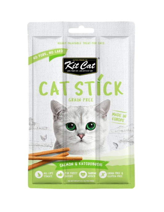 Kit Cat | Cat Stick 15g - Salmón con Katsuobushi