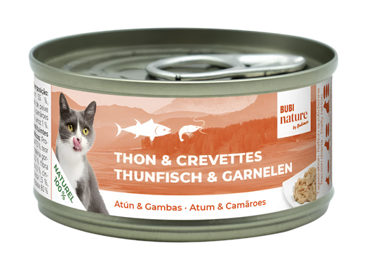 Bubi Nature | Atún con gambas (140g)
