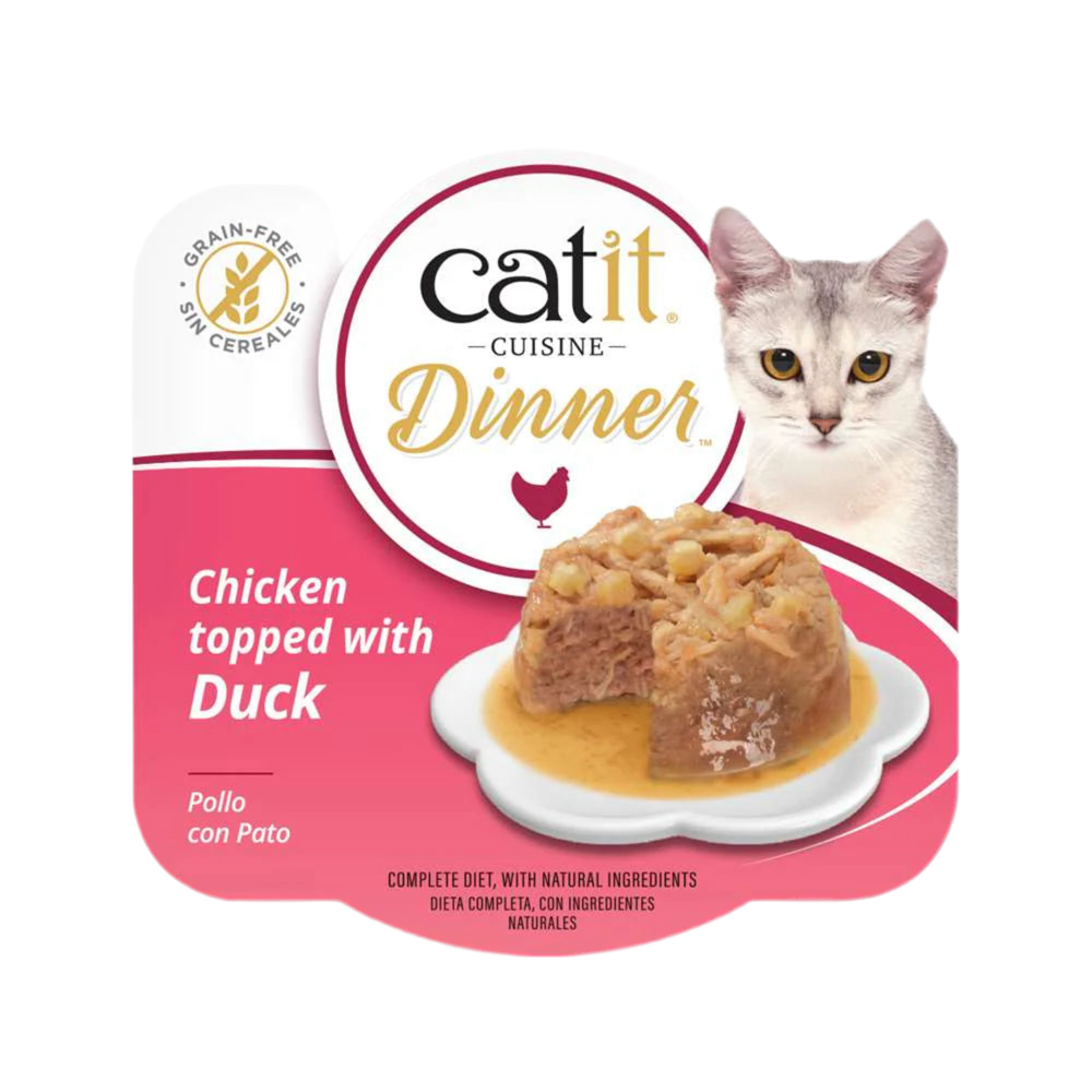 Catit | Cuisine Dinner - Pollo con pato (75g)
