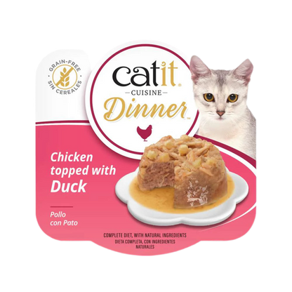 Catit | Cuisine Dinner - Pollo con pato (75g)