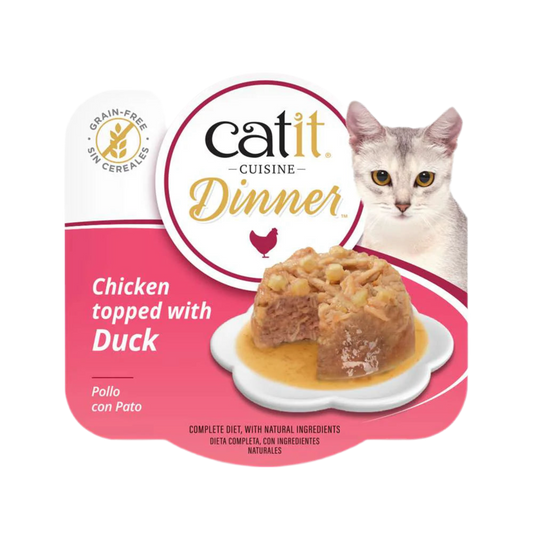 Catit | Cuisine Dinner - Pollo con pato (75g)