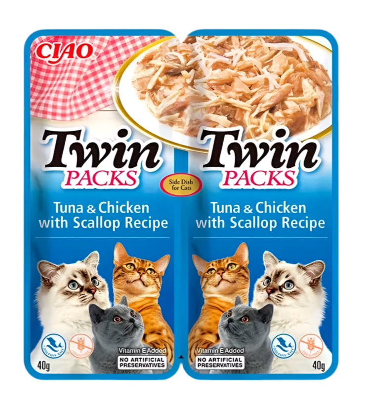 Inaba | Twin Pack - Pollo, atún y vieiras (12 unidades)