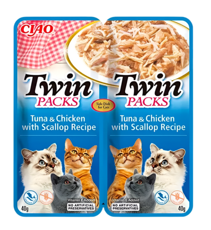 Inaba | Twin Pack - Pollo, atún y vieiras (12 unidades)
