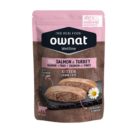 OWNAT | Kitten Salmón y Pavo 85g