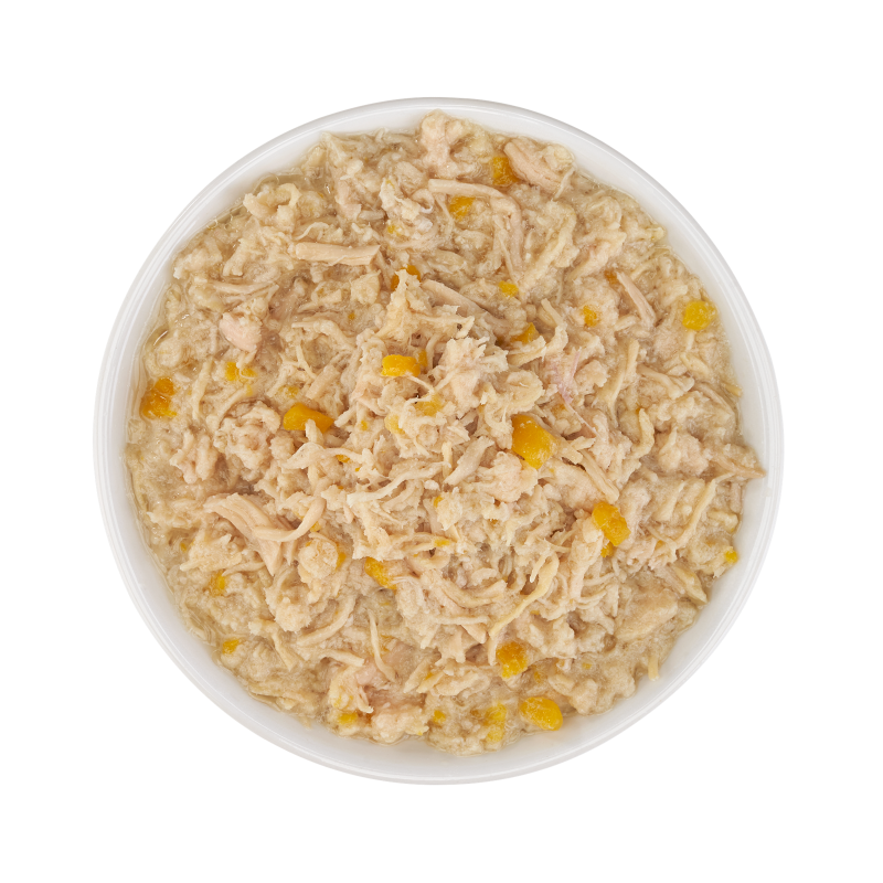 Filetes de pollo en caldo Schesir Silver para gatos mayores de 11 años