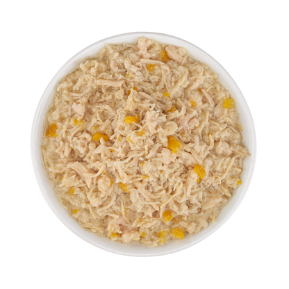 Filetes de pollo en caldo Schesir Silver para gatos mayores de 11 años