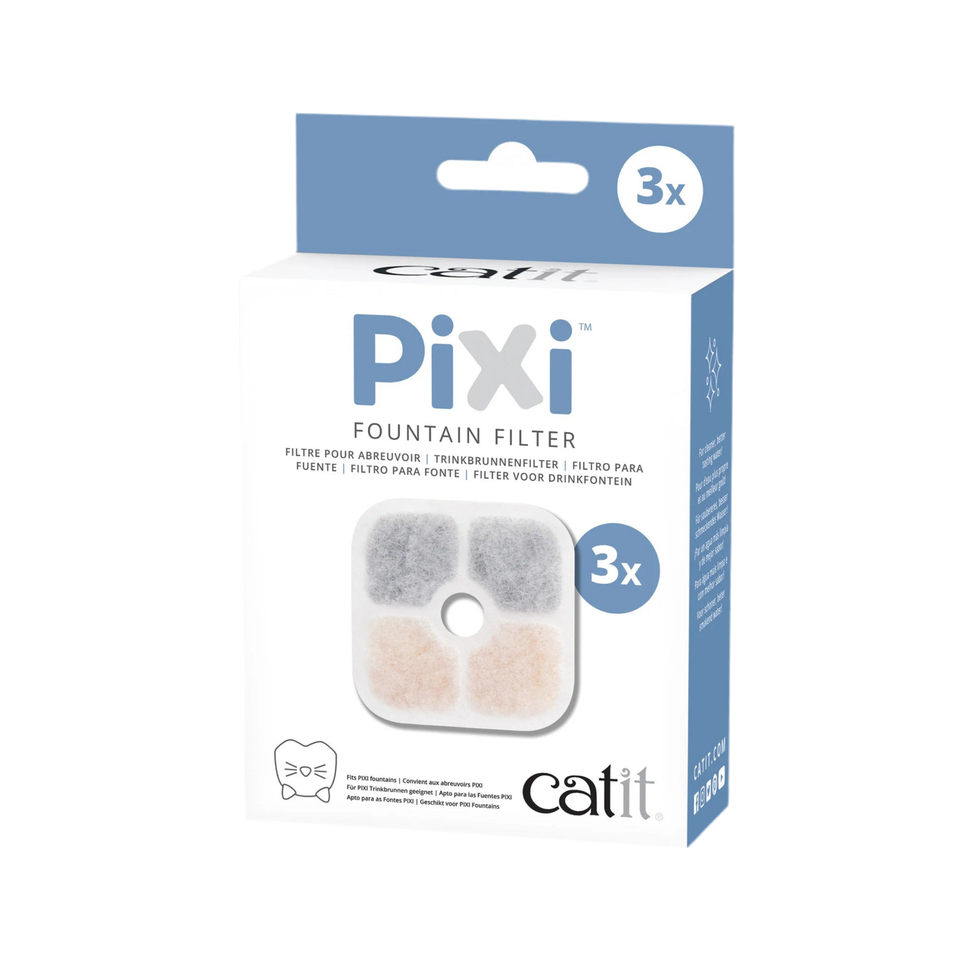 Filtro para fuente Catit PIXI recambio para gatos