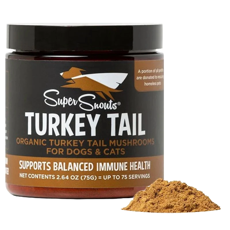 Firm Up Turkey Tail suplemento natural de Cola de Pavo para perros y gatos