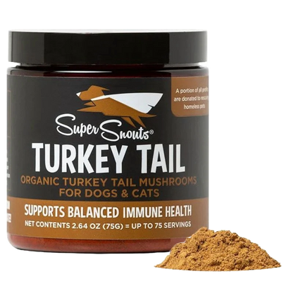 Firm Up Turkey Tail suplemento natural de Cola de Pavo para perros y gatos