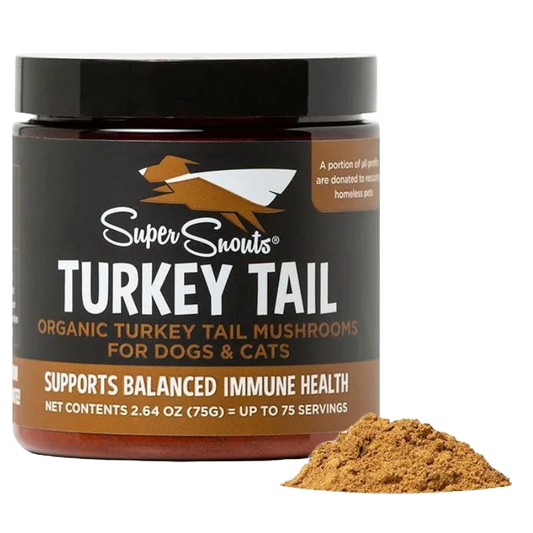 Firm Up Turkey Tail suplemento natural de Cola de Pavo para perros y gatos