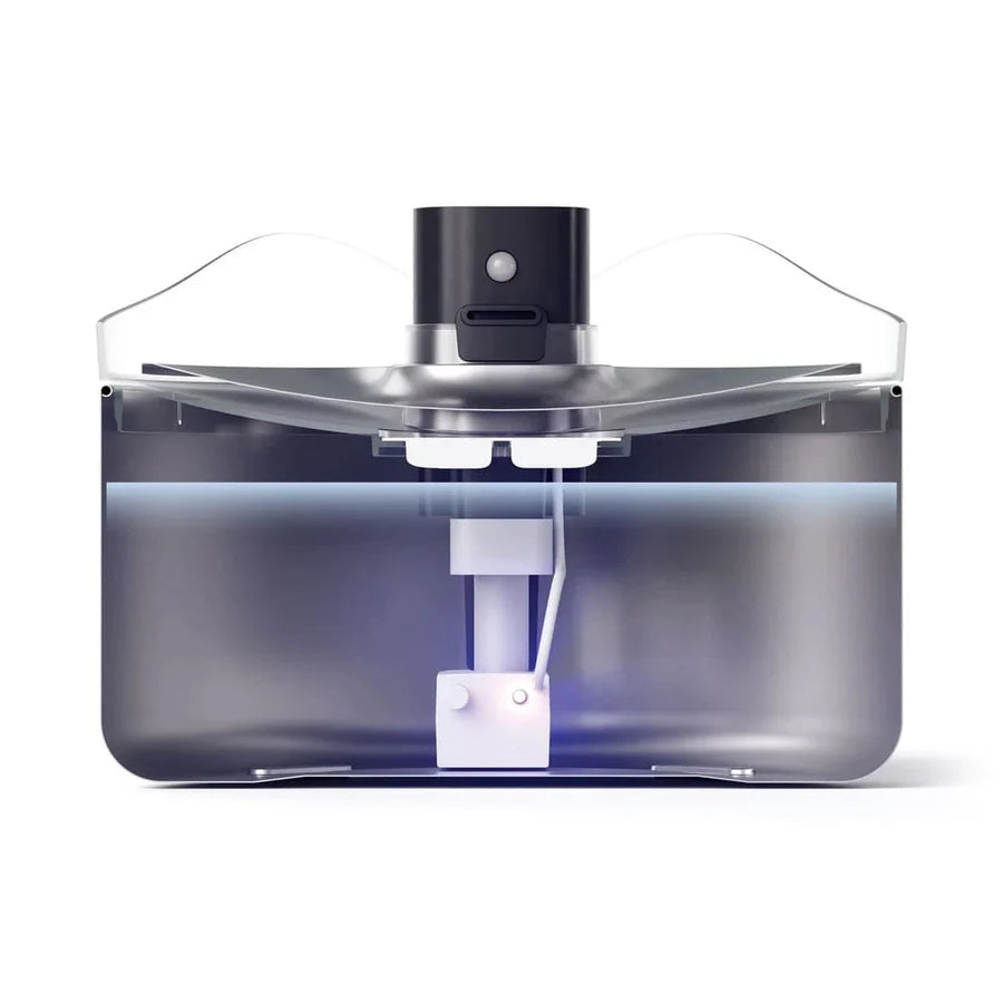 Fuente de agua Catit PIXI UVC para gatos con cuenco de acero inoxidable desmontable