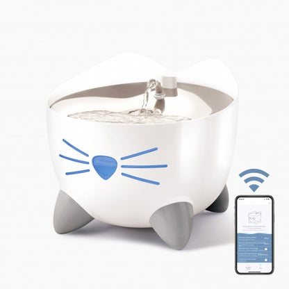 Fuente inteligente Catit PIXI para gatos con filtro y control app