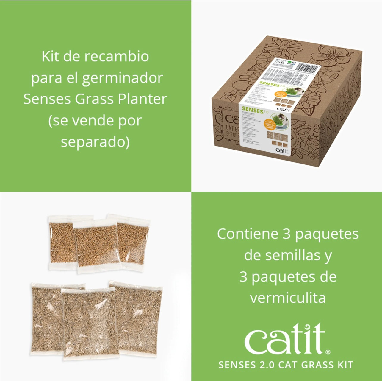 Catit | Senses Cat Grass Kit