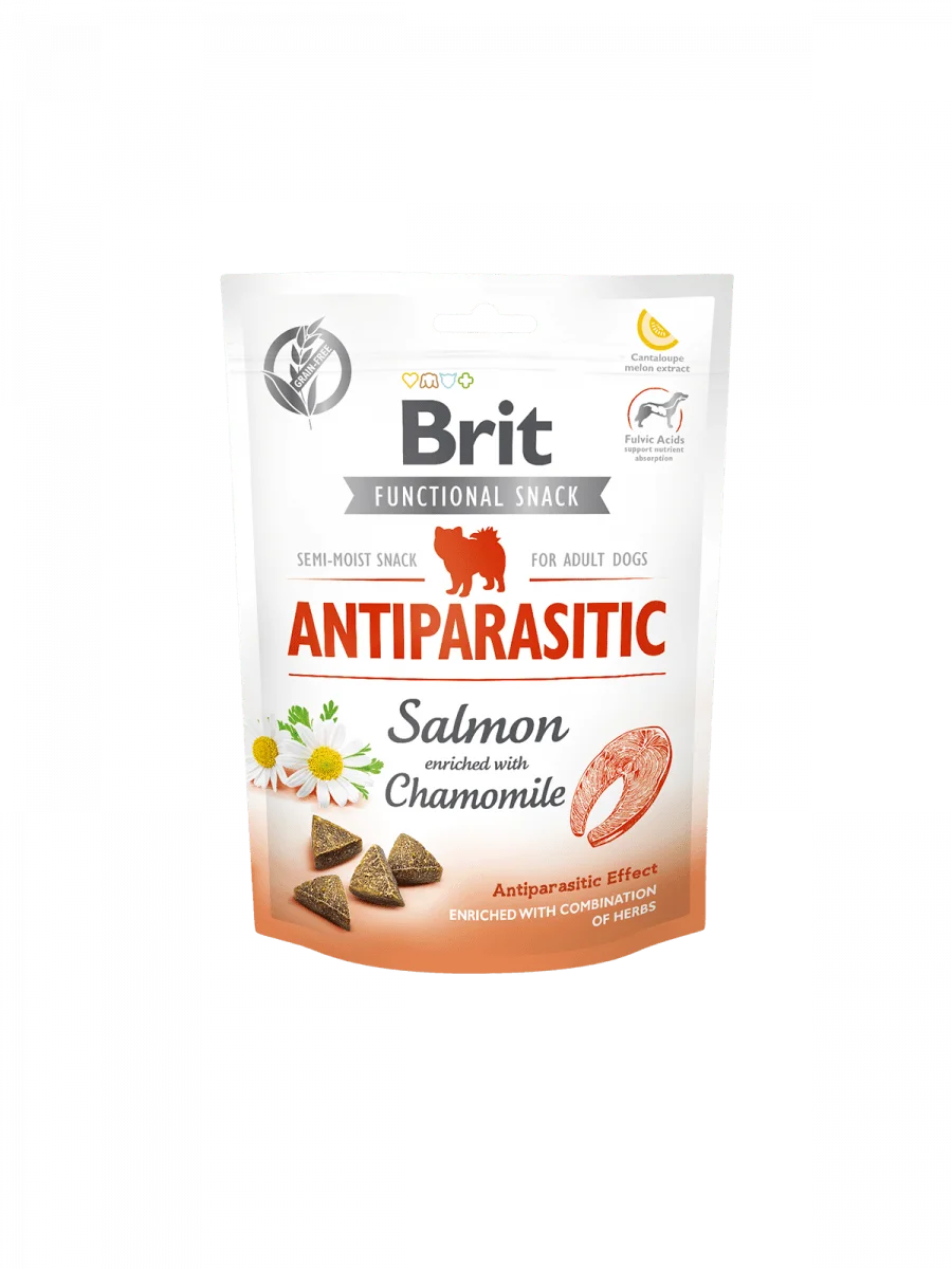 Brit | Functional Snack Antiparasitic - Salmón con camomila (150g)