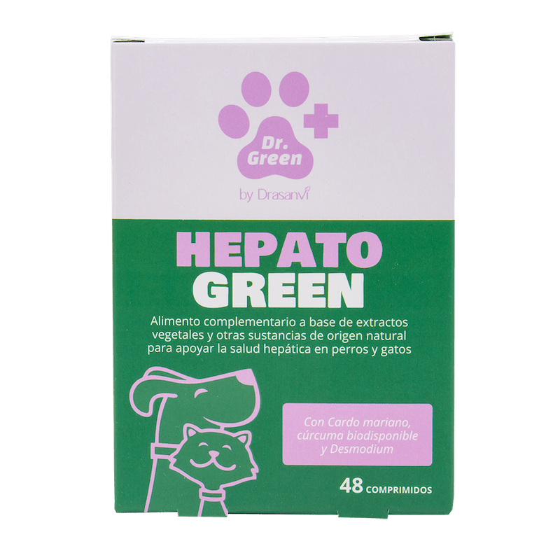 HepatoGreen comprimidos Dr. Green suplemento natural para la salud hepática en perros y gatos