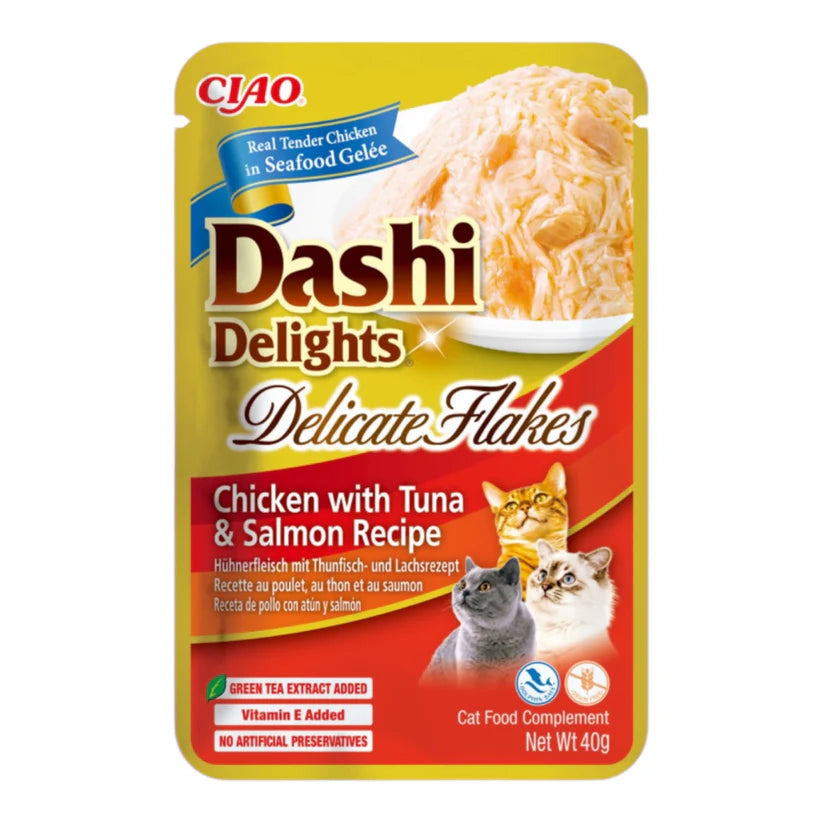 Inaba | Dashi Delicate Flakes - Pollo con atún y salmón (40g)