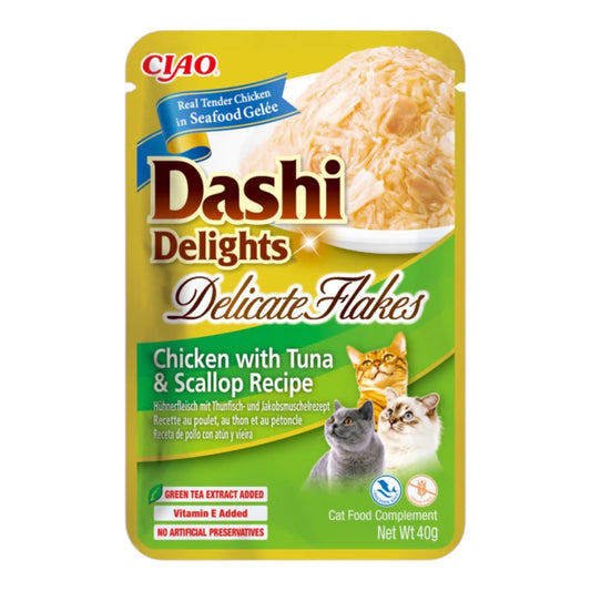 Inaba | Dashi Delicate Flakes - Pollo con atún y vieiras (40g)