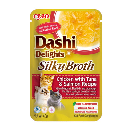 Inaba | Dashi Silky Broth - Pollo con atún y salmón (40g)