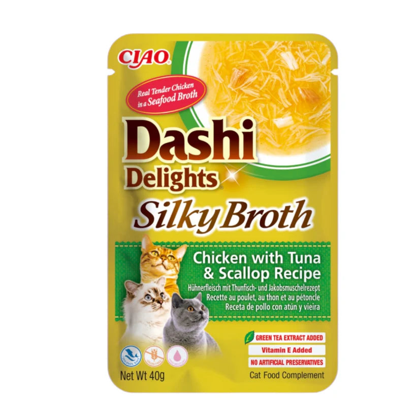 Inaba | Dashi Silky Broth - Pollo con atún y vieiras (40g)