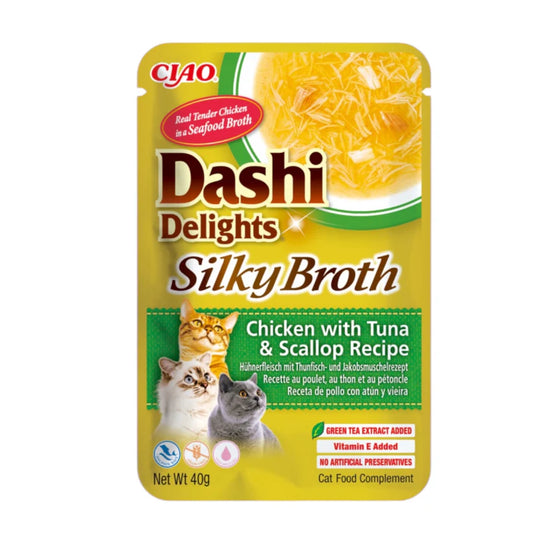 Inaba | Dashi Silky Broth - Pollo con atún y vieiras (40g)