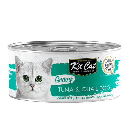 Kit Cat | Atún con huevo de codorniz en salsa (70g)