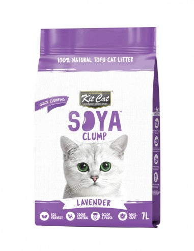 Kit Cat | SoyaClump Arena de Soja BIO - Lavanda 7L