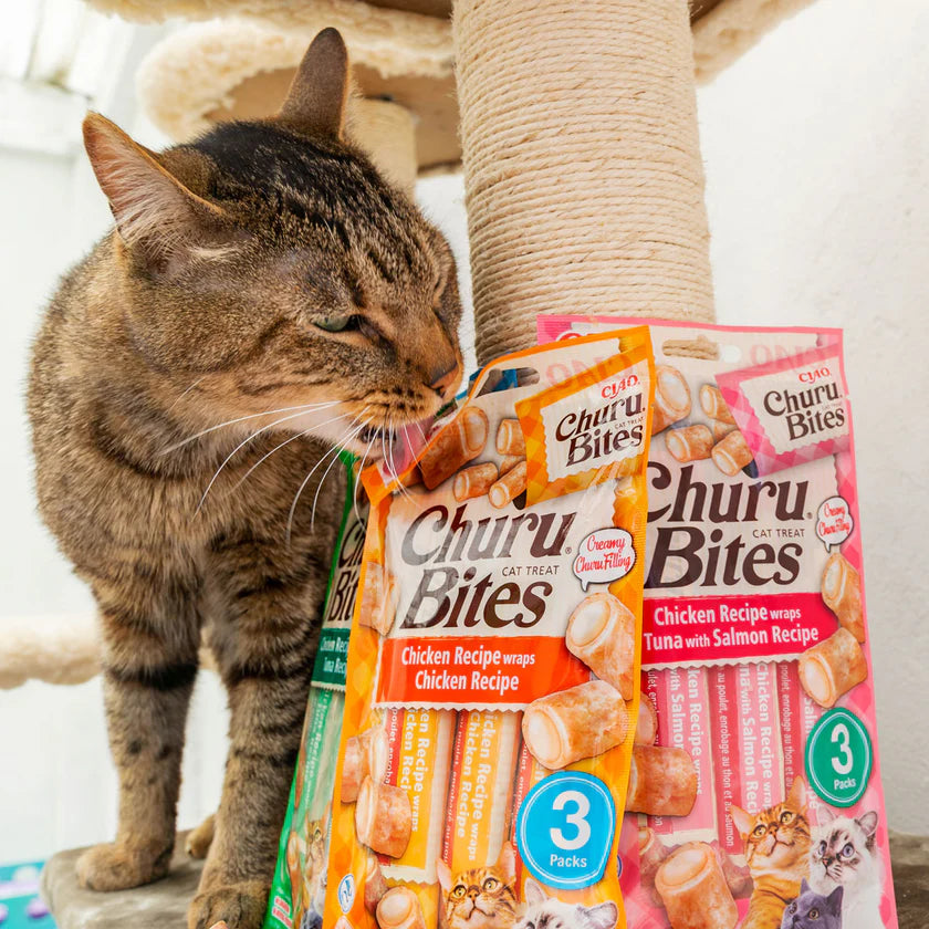 INABA | Churu Bites Atún para Gatos (3x10g)