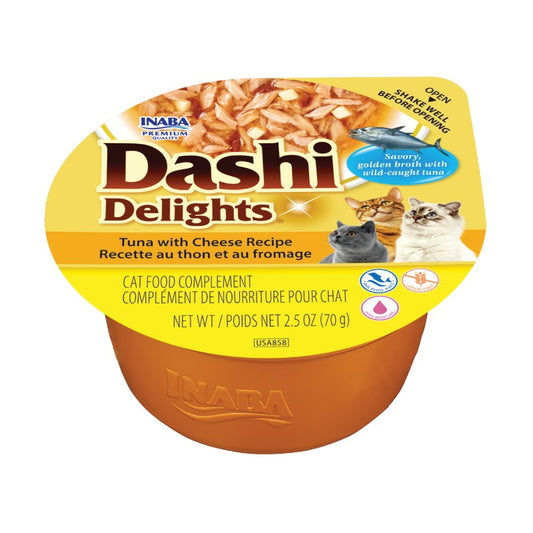 Inaba Dashi atún con queso 70 g sopa complementaria para gatos