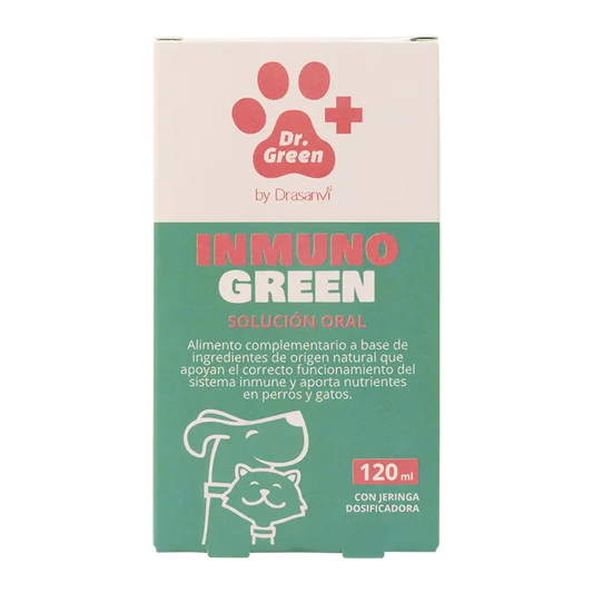 Complemento inmunitario InmunoGreen Dr. Green para defensas de perros y gatos