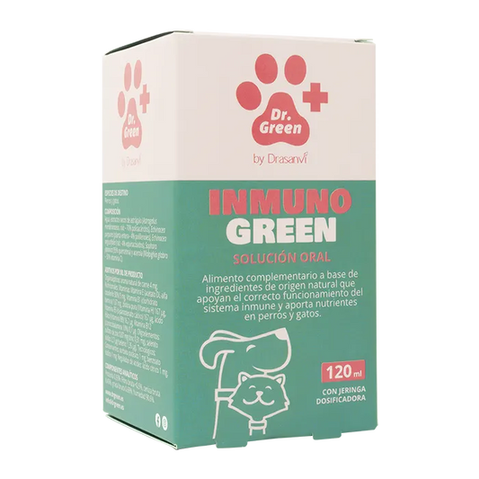 InmunoGreen solución oral para perros y gatos | Refuerzo inmunitario natural