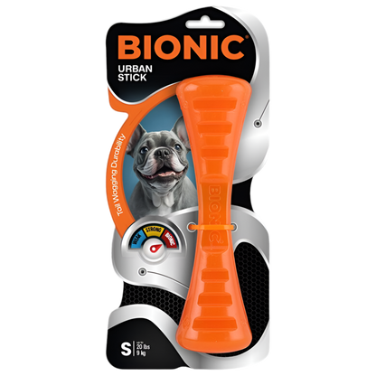 Juguete BIONIC Urban Stick para perros de goma resistente