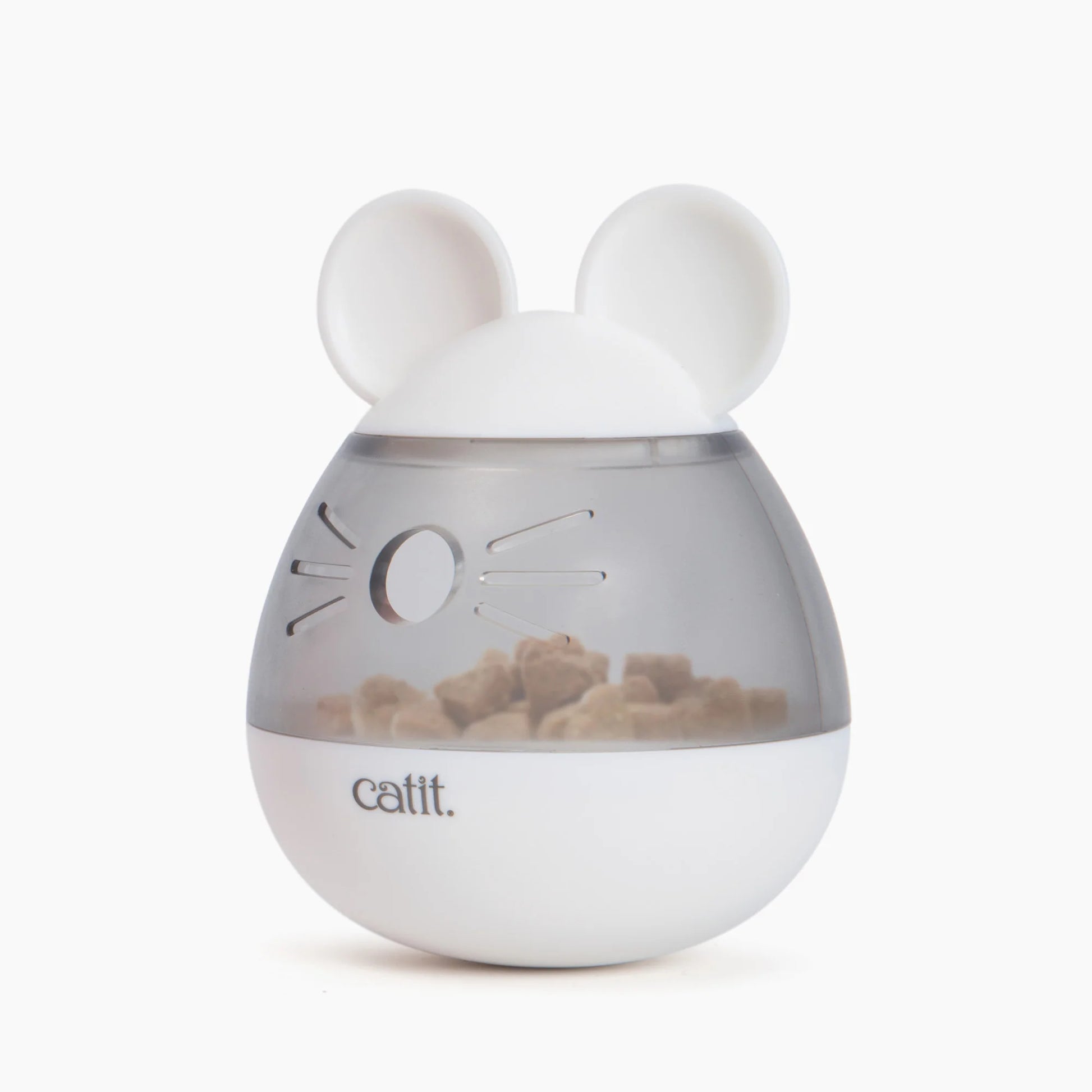 Juguete estimulante para gatos que suelta snacks al balancearse