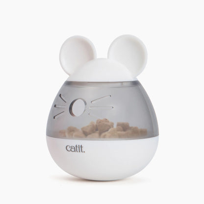 Juguete estimulante para gatos que suelta snacks al balancearse