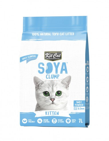 Kit Cat SoyaClump Baby arena de soja para gatos y gatitos 7L