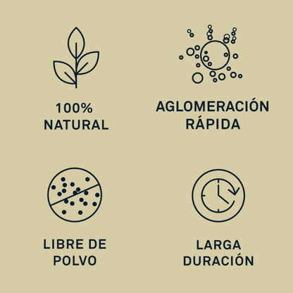 Lecho aglomerante natural de tofu para gatos